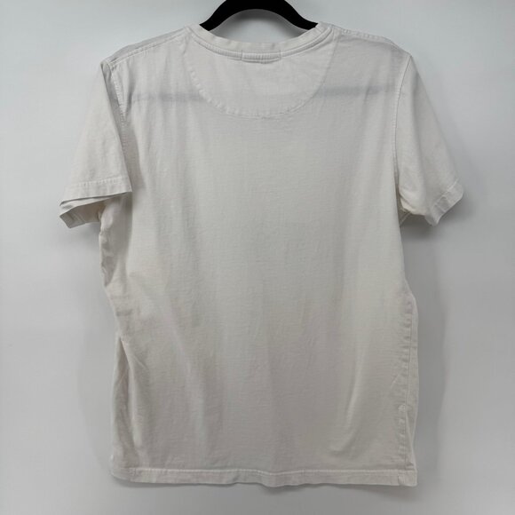 Roberto Cavalli Men's White Crewneck Graphic Print Shirt Size L - Picture 6 of 6